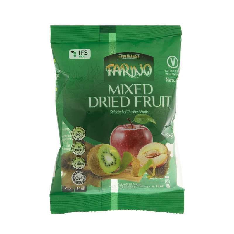 میوه خشک مخلوط ارگانیک فرینو - 35 گرم 