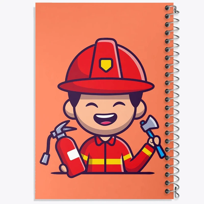 دفتر نت موسیقی 50 برگ خندالو مدل آتشنشان کد 29378