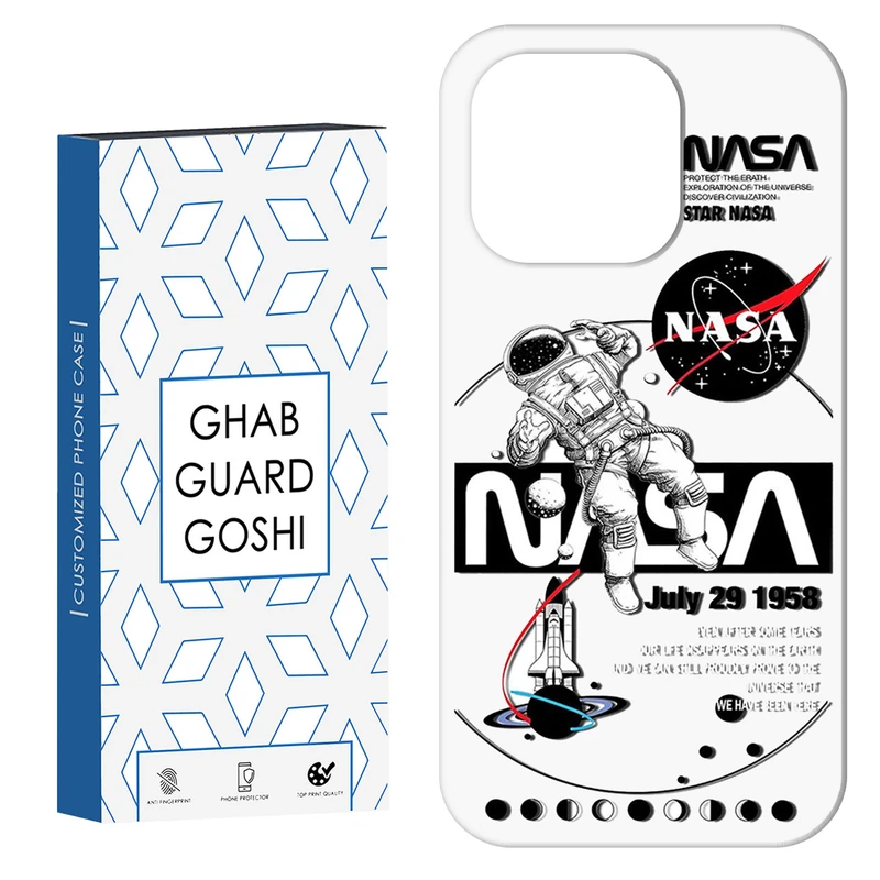 کاور قاب گارد گوشی طرح ناسا کد Dimo-555 مناسب برای گوشی موبایل اپل  IPHONE 16 PRO MAX   