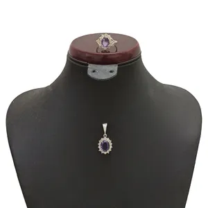 نیم ست نقره زنانه سلین کالا مدل آماتیس کد ce-6