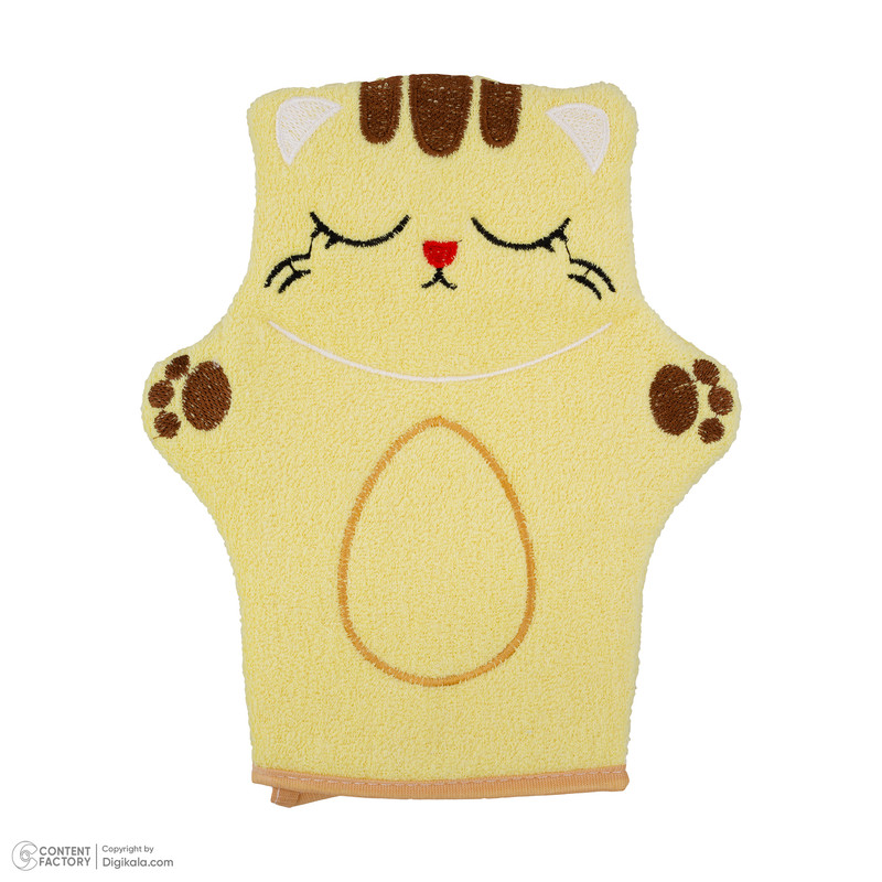لیف حمام کودک مدل گربه کد 001
