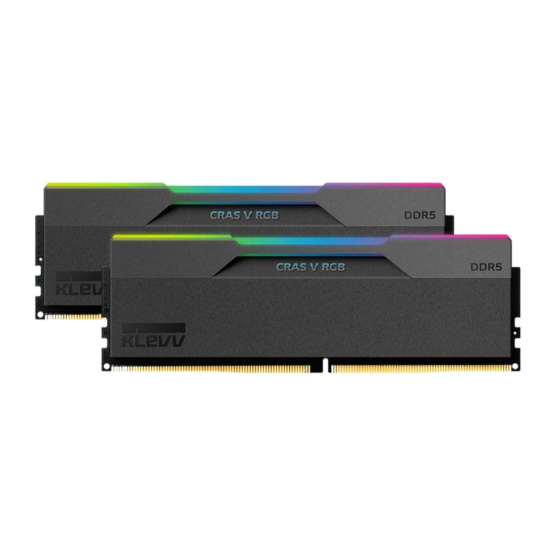 رم دسکتاپ DDR5 دو کاناله 6000 مگاهرتز CL30 کلو مدل Cras V RGB ظرفیت 32 گیگابایت