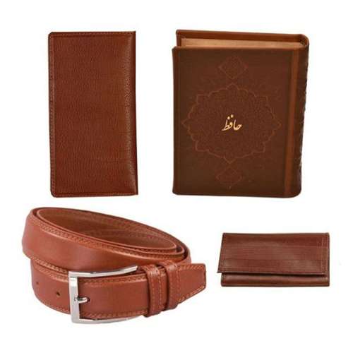 ست هدیه مردانه پارینه چرم مدل m77-1