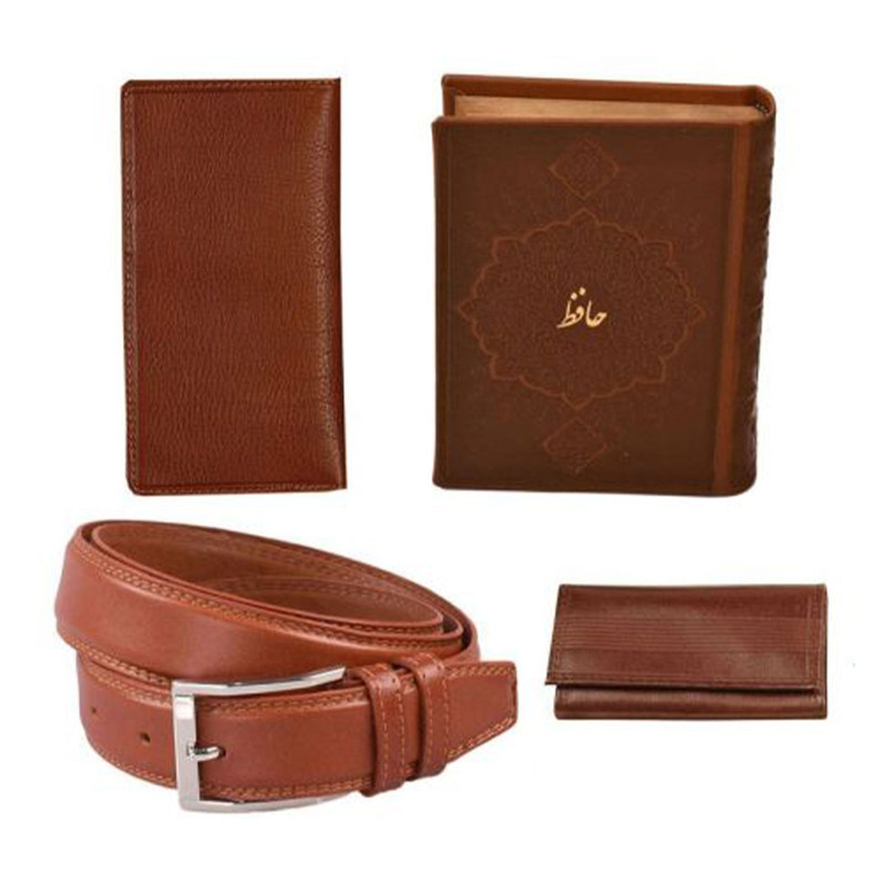 ست هدیه مردانه پارینه چرم مدل m77-1
