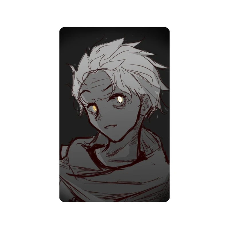 استیکر کارت مدل انیمه طرح ری زیرو ناتسوکی سوبارو Re:ZERO Natsuki Subaru کد 5540