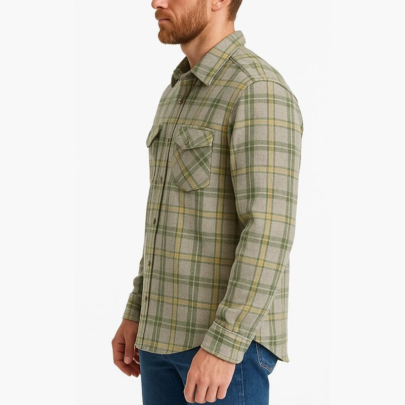 عکس شماره 4 : کت پاییزه مردانه مدل پشمی چهارخانه