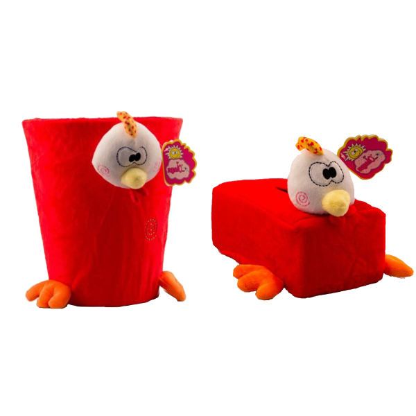 کاور دستمال کاغذی و سطل کودک رانیک مدل Chicken  -  - 1