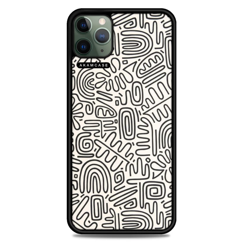 کاور آکام مدل AMC-WA11PROMAX-DOODLE10 مناسب برای گوشی موبایل اپل iPhone 11 Pro Max