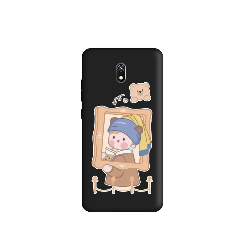 کاور طرح دخترانه هنری کد m2711 مناسب برای گوشی موبایل شیائومی Redmi 8A