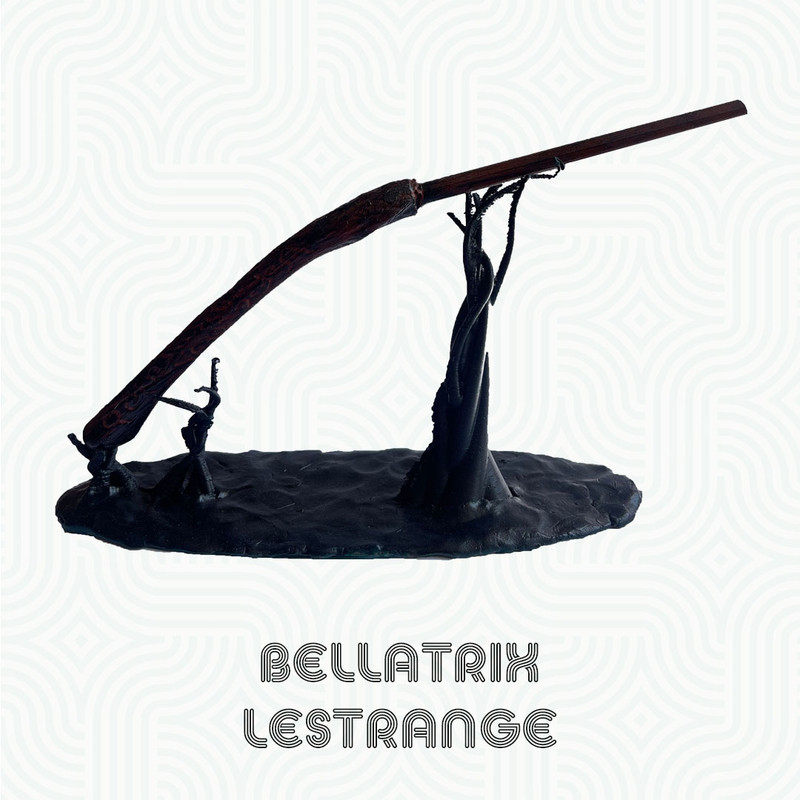 اسباب بازی زینتی کاف تینگز مدل چوب دستی هری پاتر طرح بلاتریکس لسترنج