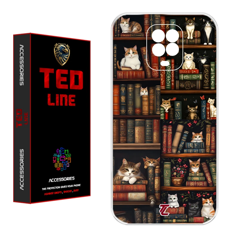 کاور تدلاین طرح گربه کد 1188 مناسب برای گوشی موبایل شیائومی Redmi Note 9S / Note 9 Pro