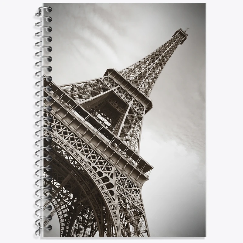 دفتر لغت 50 برگ خندالو طرح برج ایفل کد F511