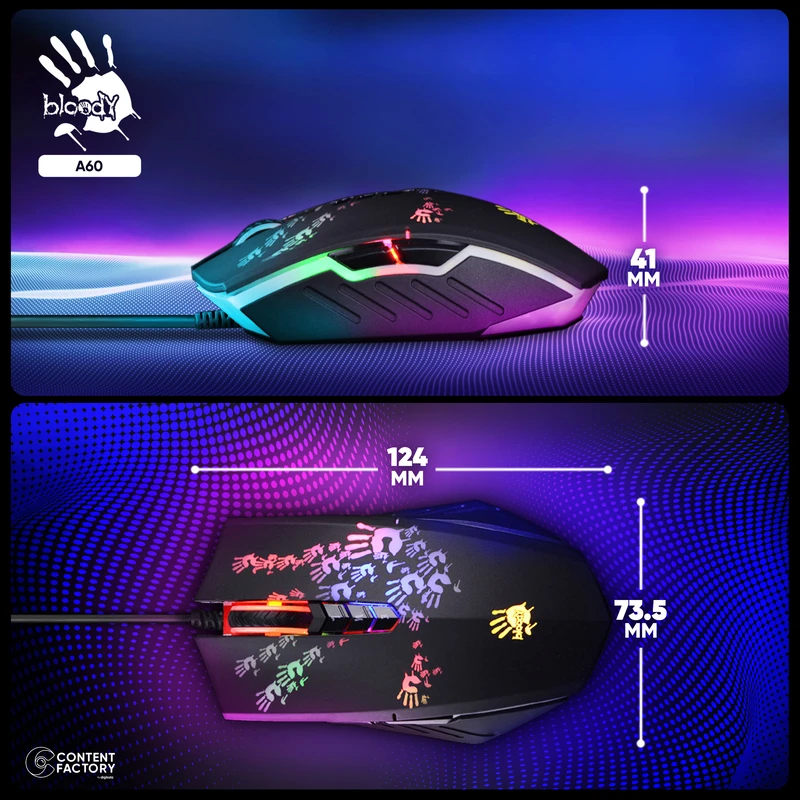 عکس شماره 9 : ماوس مخصوص بازی بلادی مدل a60