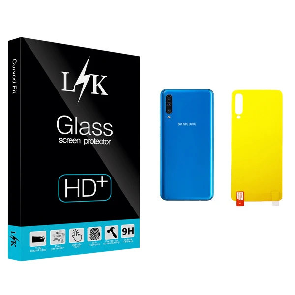 محافظ پشت گوشی ال کی مدل Hard glass مناسب برای گوشی موبایل سامسونگ Galaxy A50