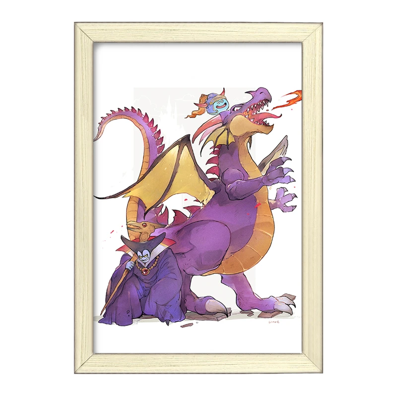 تابلو خندالو طرح بازی دراگون کوئست (Dragon Quest) کد 35262