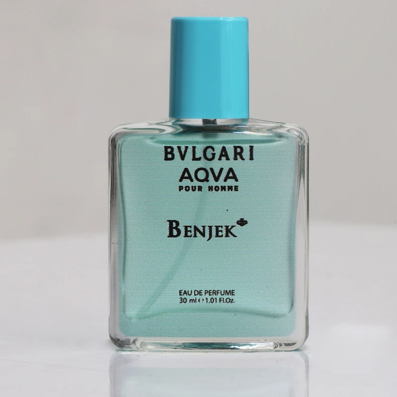 عطر جیبی بنجک مدل بولگاری آکوا  با رایحه معتدل، خنک حجم 30 میلی‌لیتر