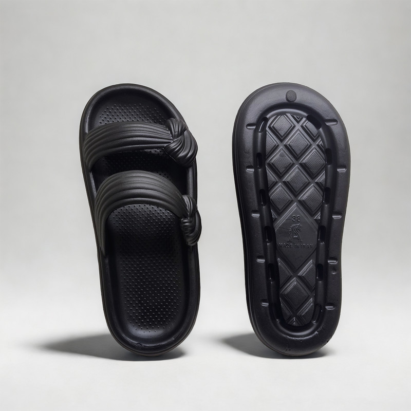 دمپایی زنانه مدل گره ای Hana-BK