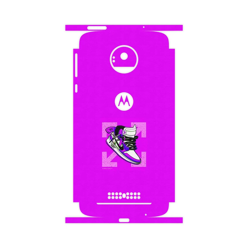 برچسب پوششی ماهوت مدل Nike Air Sneaker Digital Art-FullSkin مناسب برای گوشی موبایل موتورولا Moto Z