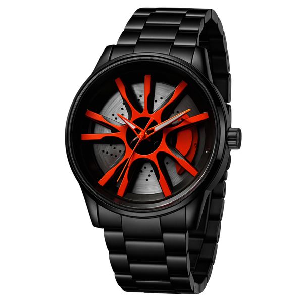 ساعت مچی عقربه‌ای کوارتز مردانه مدل اسپرت صفحه رینگ چرخان کد P2