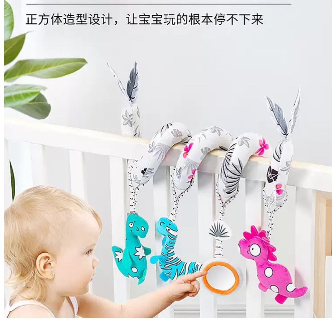 آویز کریر کودک مدل مارپیج دایناسورها