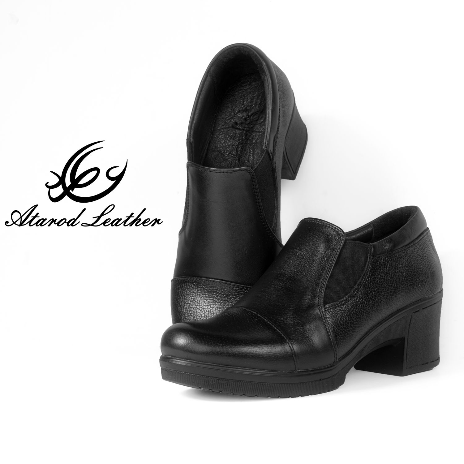 کفش زنانه چرم عطارد مدل چرم طبیعی کد SH98 -  - 8