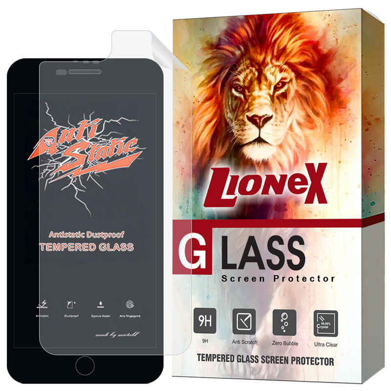 محافظ صفحه نمایش لایونکس مدل ANNL مناسب برای گوشی موبایل اپل iPhone 8 Plus / iPhone 7 Plus به همراه محافظ پشت گوشی