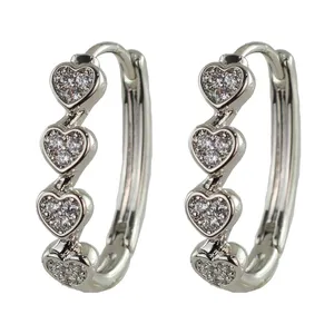 گوشواره زنانه ژوپینگ مدل قلب کد U405