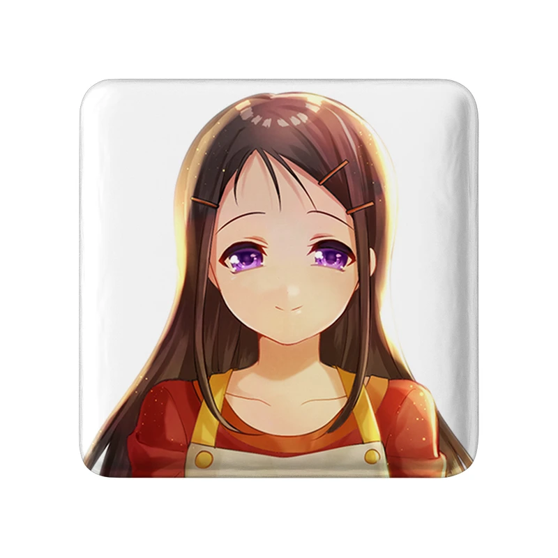 پیکسل خندالو طرح آیومی انیمه شارلوت مدل مربعی کد 32103