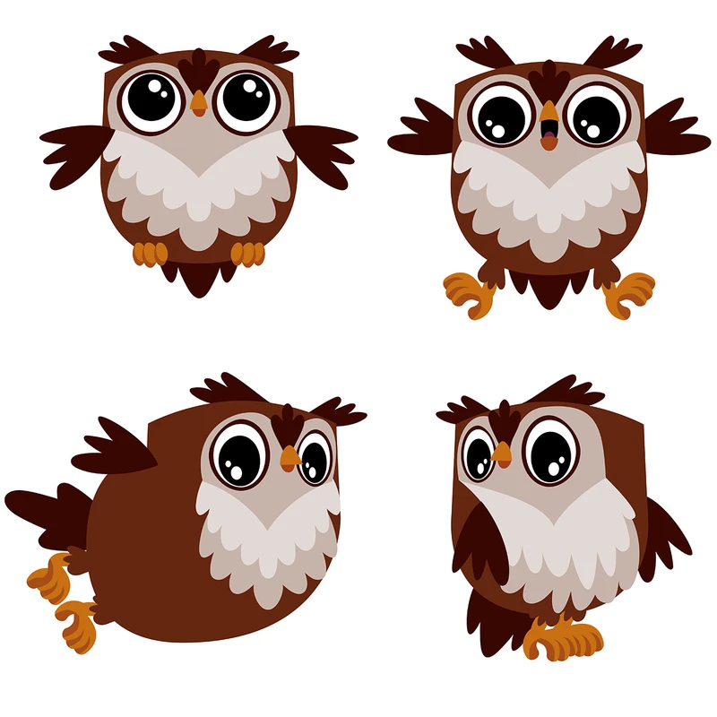 استیکر کلید پریز صالسو آرت مدل Bellissimi owl 5 az