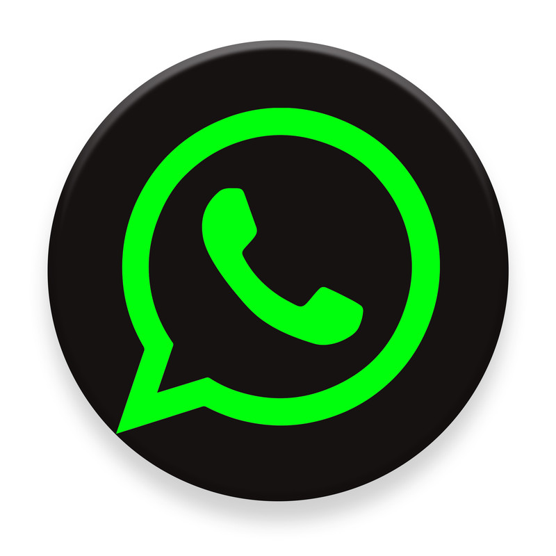 برچسب موبایل مای سیحان مدل Whats app icon مناسب برای پایه نگهدارنده مغناطیسی