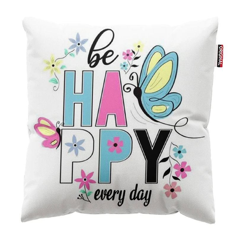 کوسن پاد آفرین مدل HAPPY سایز 30*30 سانتی متر