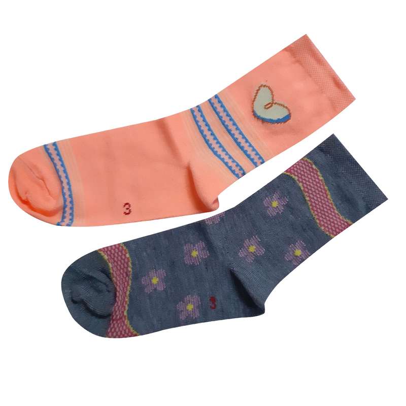 جوراب دخترانه کد 48 مجموعه 2 عددی