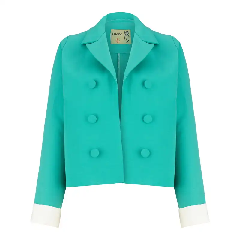 ست کت و سارافون زنانه السانا مدل شیفته کد 179320