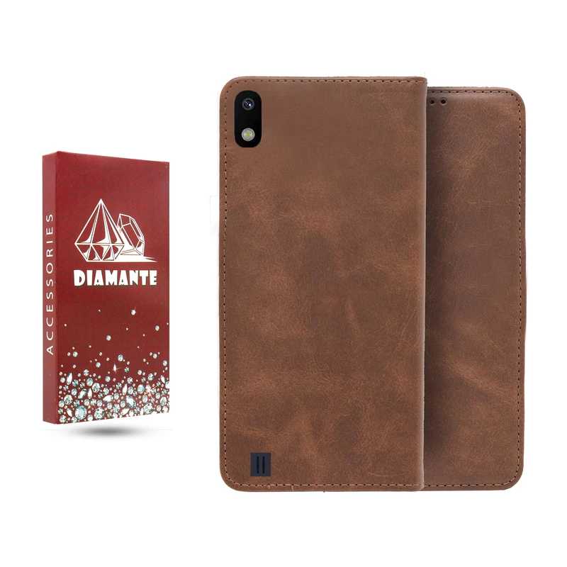 کیف کلاسوری دیامانته مدل قفل مگنتی مناسب برای گوشی موبایل سامسونگ Galaxy A10