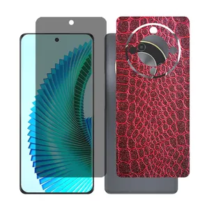 Glass together model privacy screen protector suitable for Honor X9b mobile phone with back cover sticker