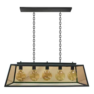 لوستر 5 شعله مدل لاینر