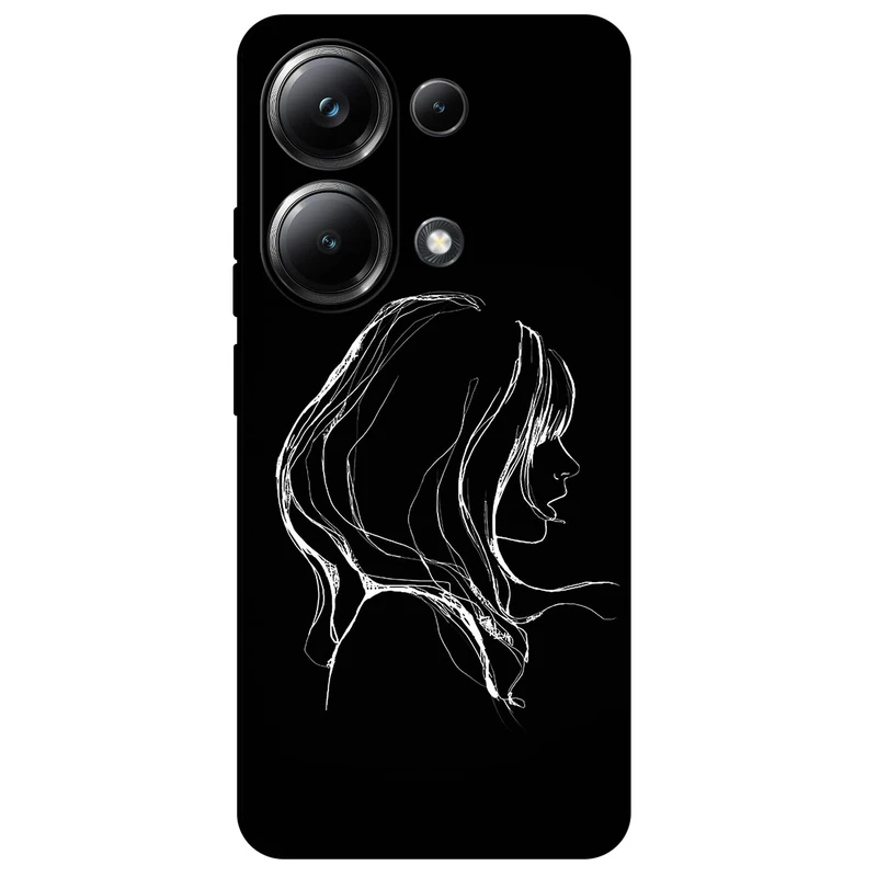 کاور مگافون طرح دخترانه مدل 7766 مناسب برای گوشی موبایل شیائومی Redmi Note 13 Pro 4G