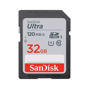 کارت حافظه SDHC سن دیسک مدل Ultra کلاس 10 استاندارد UHS-I U1 سرعت 120MB/s ظرفیت 32 گیگابایت