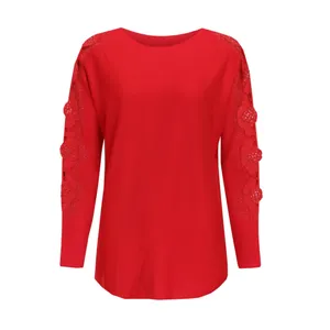 بلوز آستین بلند یقه گرد زنانه مدل n.90