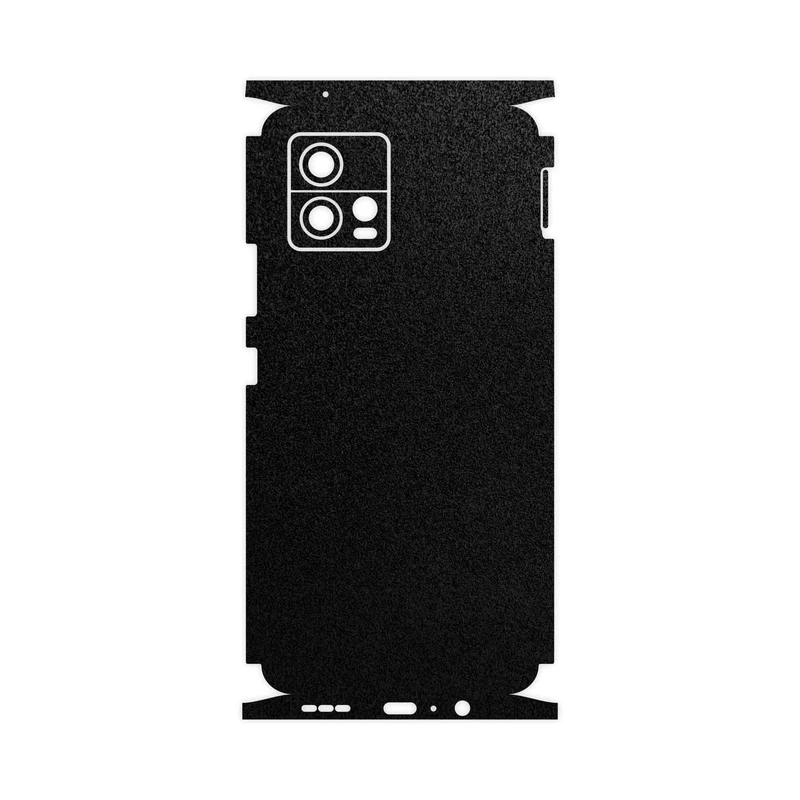 برچسب پوششی ماهوت مدل Black-Suede-FullSkin مناسب برای گوشی موبایل موتورولا Moto G72