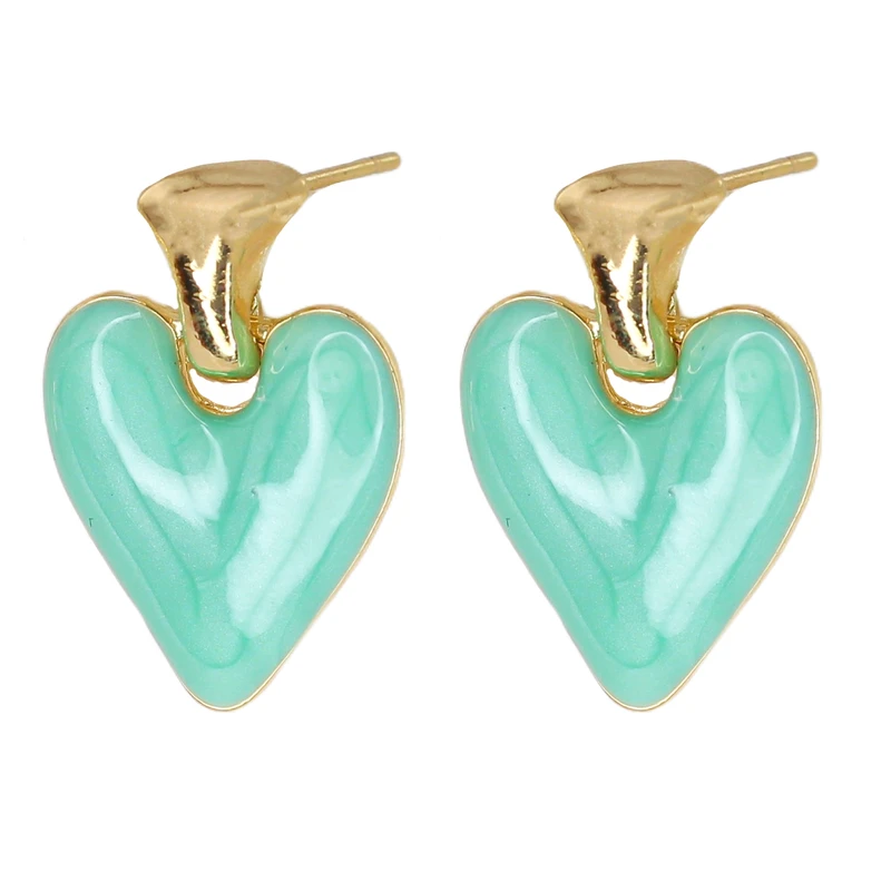 گوشواره میخی زنانه زودیکا مدل قلب کد AAC1108