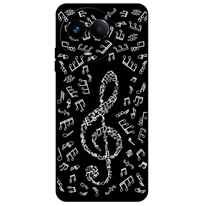 کاور مگافون طرح نوت موسیقی مدل 1370 مناسب برای گوشی موبایل ریلمی 11 5G / 11X   
