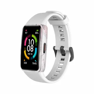 MAHOOT Blanco-Pink-Marble Cover Sticker for Huawei band 6 Smartwatch