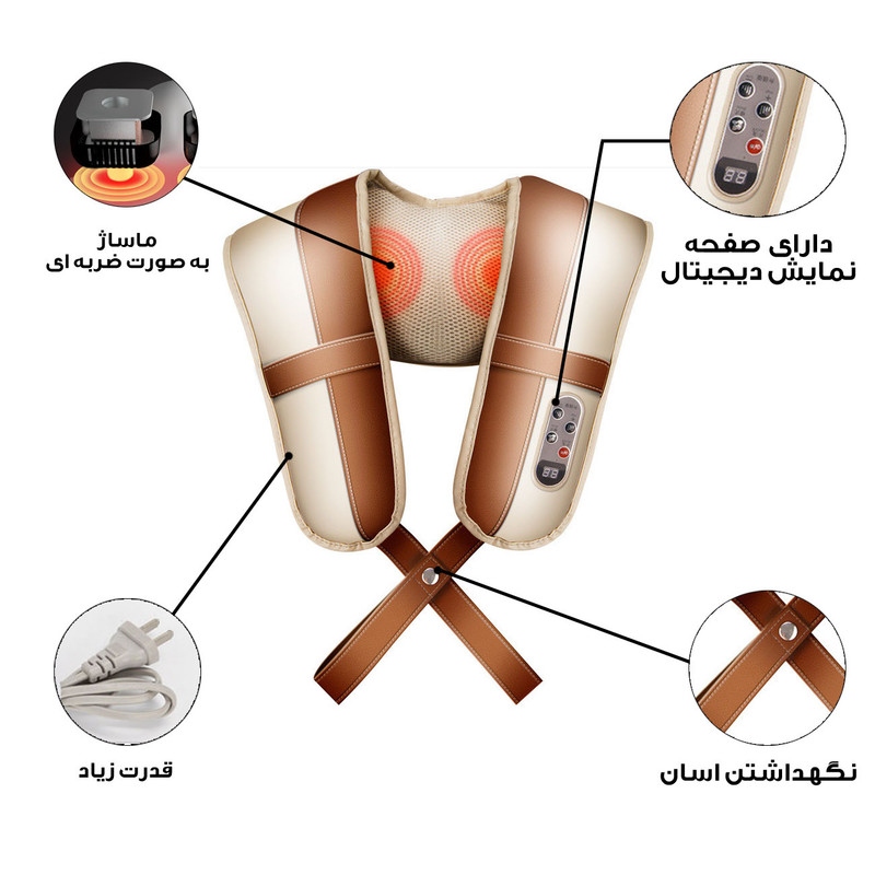 ماساژور گردن مدل 6606 ماساژور گردن مدل 6606