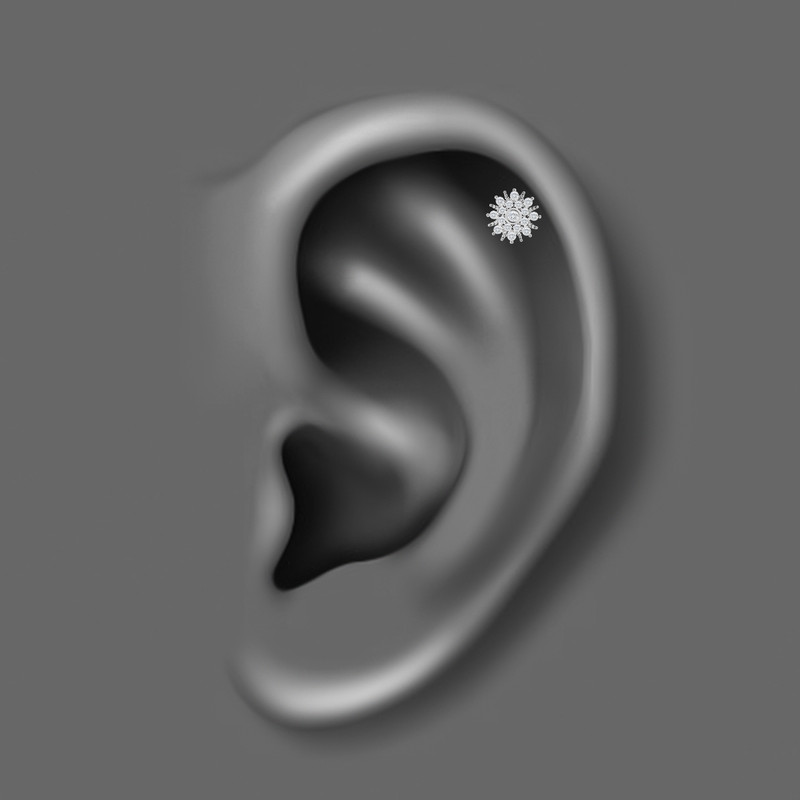 پیرسینگ گوش زنانه اقلیمه مدل HS166