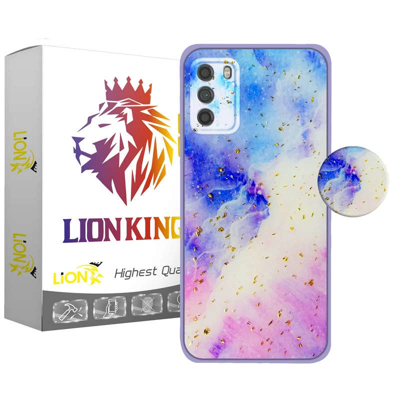  کاور لاین کینگ مدل Kahkeshaniha مناسب برای گوشی موبایل شیائومی Poco M3  به همراه پایه نگهدارنده