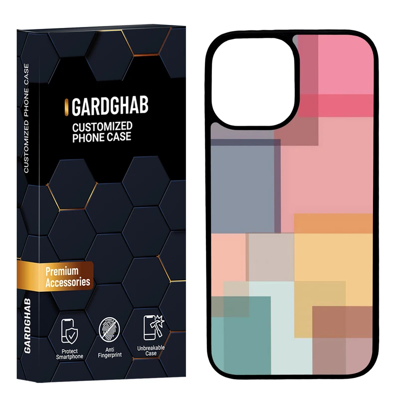 کاور گارد قاب مدل پشت گلس ساده مناسب برای گوشی موبایل اپل iPhone 12 Pro Max