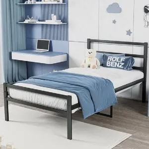 تخت خواب فلزی یک نفره مدل G-TF01 سایز 90*200 سانتی متر