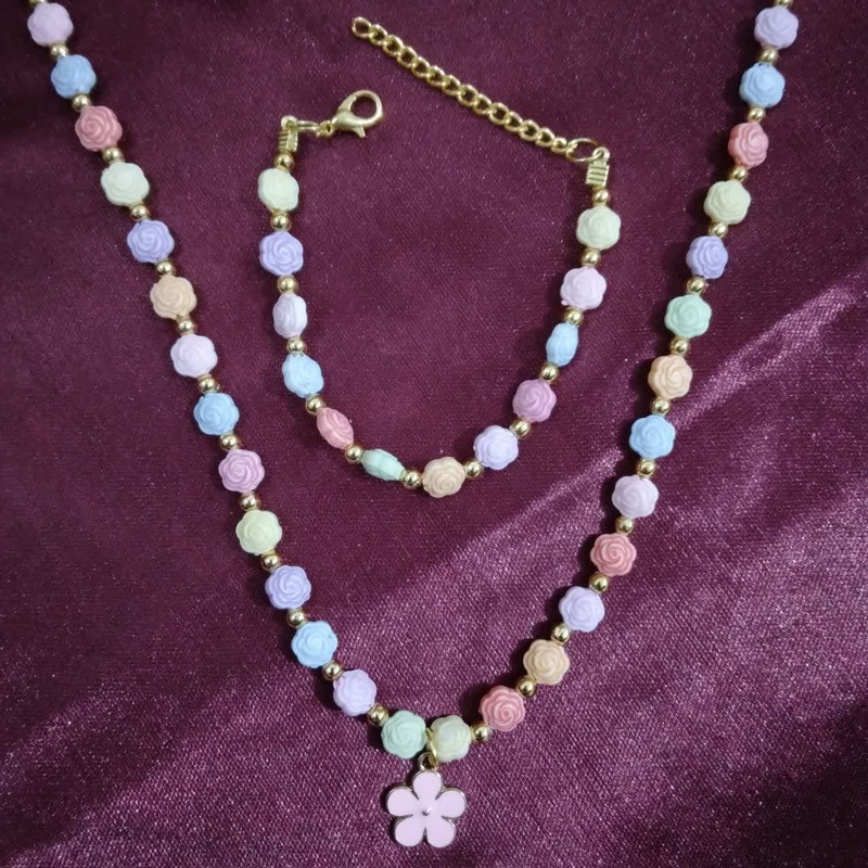 نیم ست دخترانه مدل رز