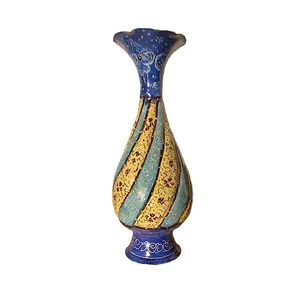 گلدان میناکاری مدل گل کد 20 11
